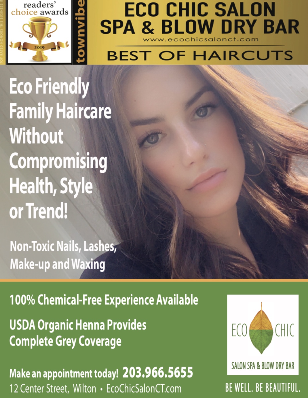 Eco Friendly Salon Flyer ECO CHIC